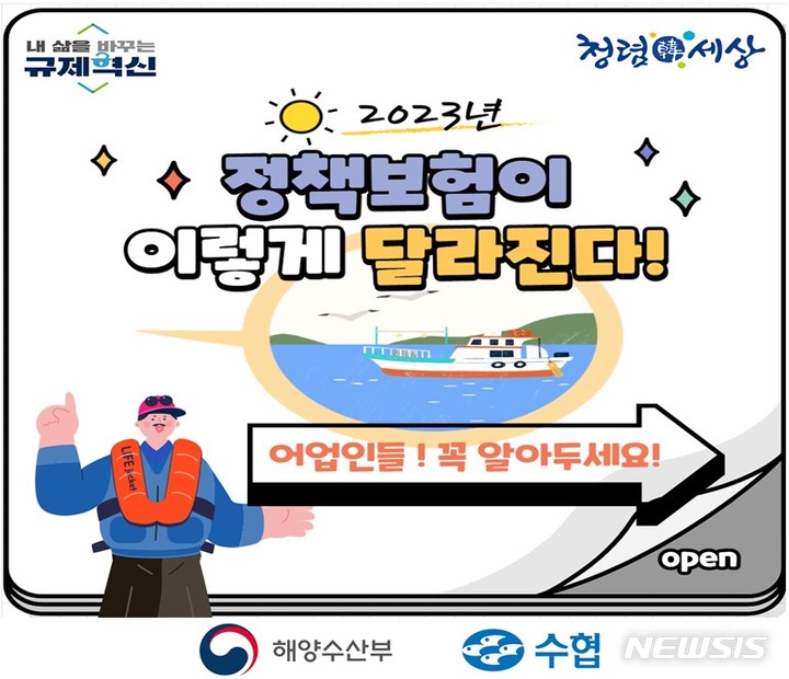 수협, 어선보험 보험요율 2% 인하…계약 해지 환급율 확대 수협, 어선보험 보험요율 2% 인하…계약 해지 환급율 확대