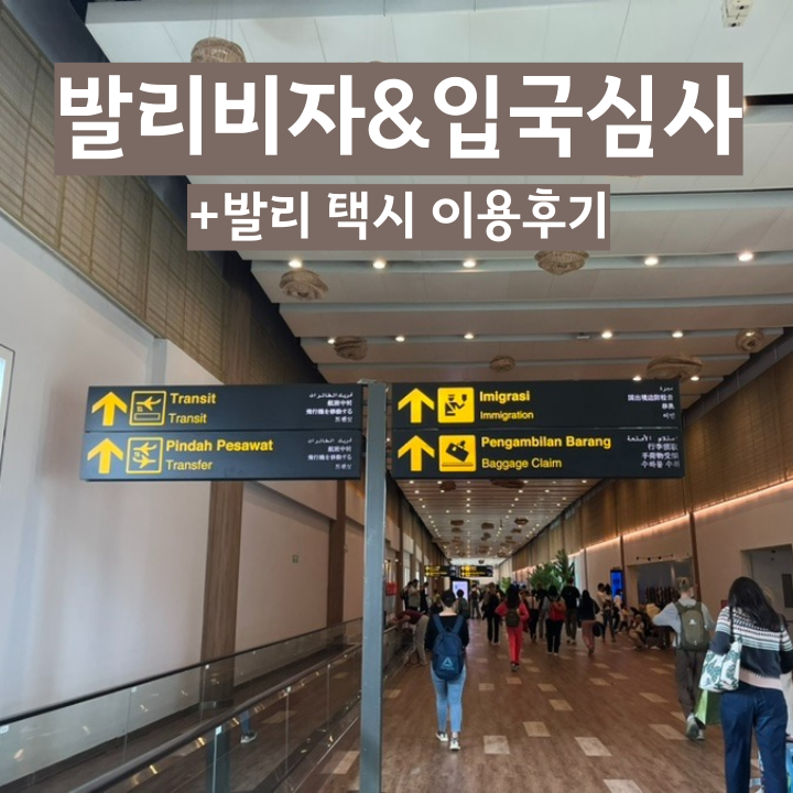  발리입국서류_인도네시아비자&발리입국심사&발리택시어플