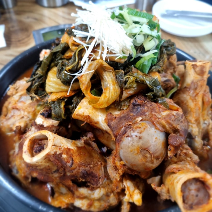 전주 평화동감자탕맛집 정직한모자감자탕 배달포장 40년전통(무릎뼈,등뼈)
