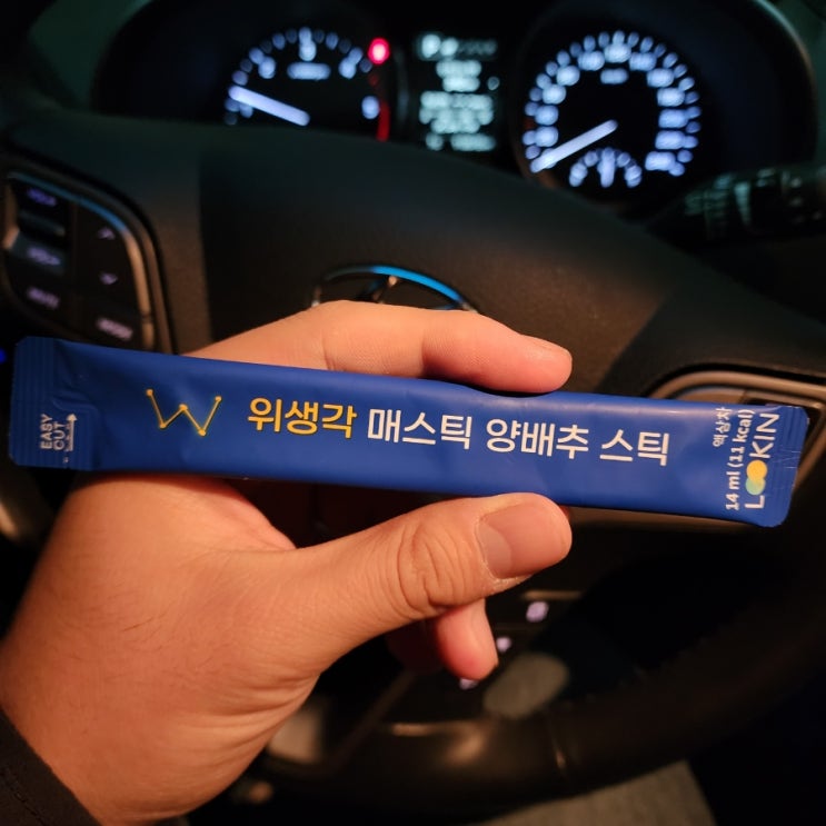  속을 편안하게 해주는 위생각 매스틱 양배추 스틱