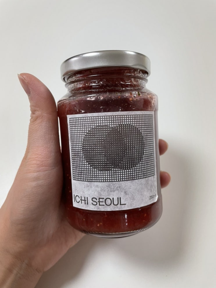  맛있는 이치서울 수제청 답례품 선물세트 딸기바질청 후기