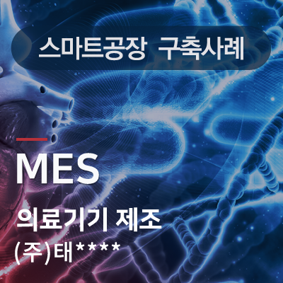  Stent 의료장비 제조 분야 스마트 제조 혁신을 위한 MES 고도화