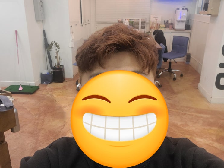  단골 미용실에서 펌 이후 염색하면서 컷트 하기
