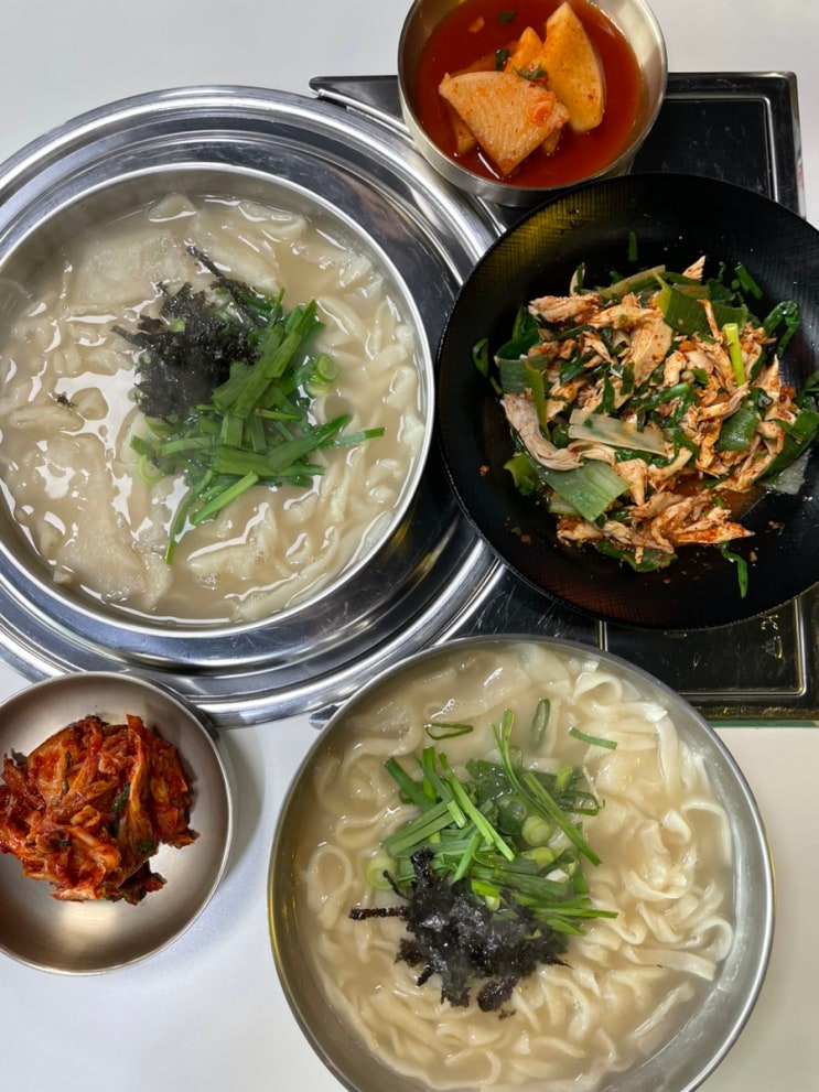  [어쭈구리 칼국수제비] 깊고 진한 국물에 쫄깃쫄깃한 칼국수제비 - 천안 유량동 맛집