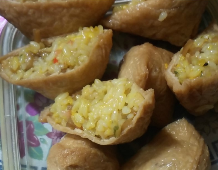  유부초밥 만들기로 칼로리도 알아봤어요^^