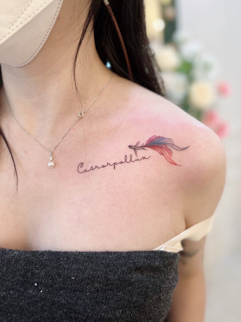 여자 쇄골타투 가슴타투 매력! : 네이버 블로그