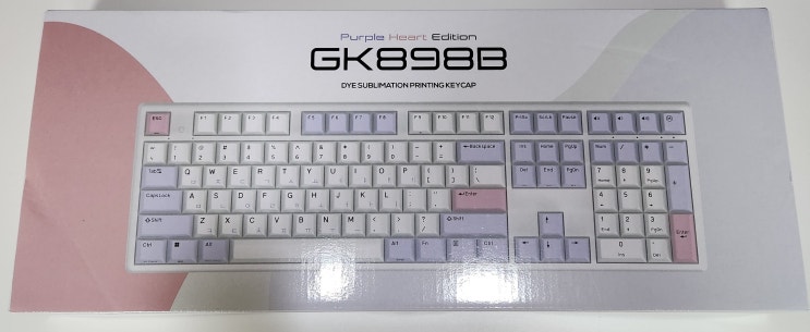  한성컴퓨터 GK898B 염료승화 EDITION 무접점 키보드 후기