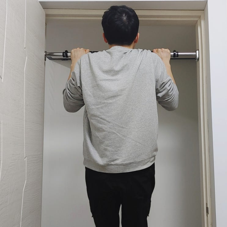  이고진 철봉바와 풀업밴드로 육아 체력 기르기