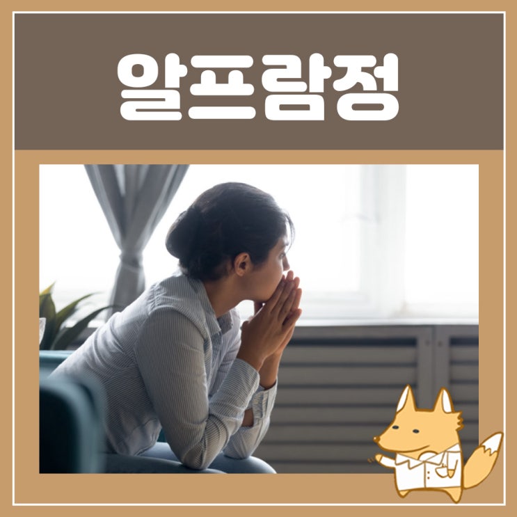  알프람정 0.25mg 0.5mg 부작용 술 알아보자