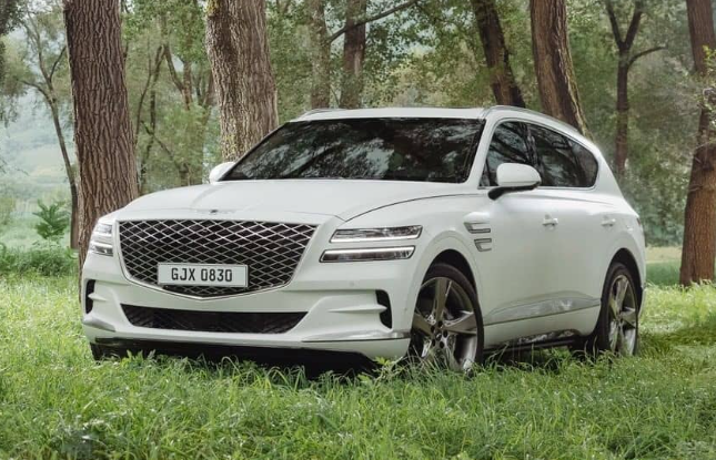  2023 GV80 무광 화이트 마테호른화이트 GV80 세빌실버