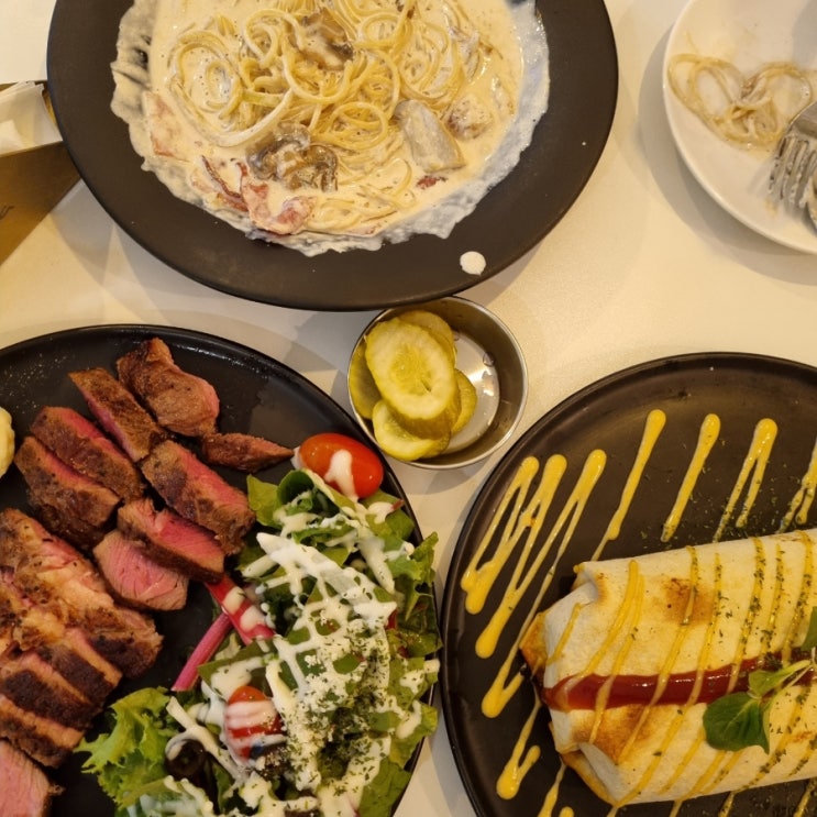  성서 계대 파스타 맛집 다나 다녀왔습니다. 꿀맛이네요.