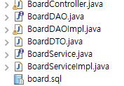  (java 이클립스) spring을 통해 게시판만들기