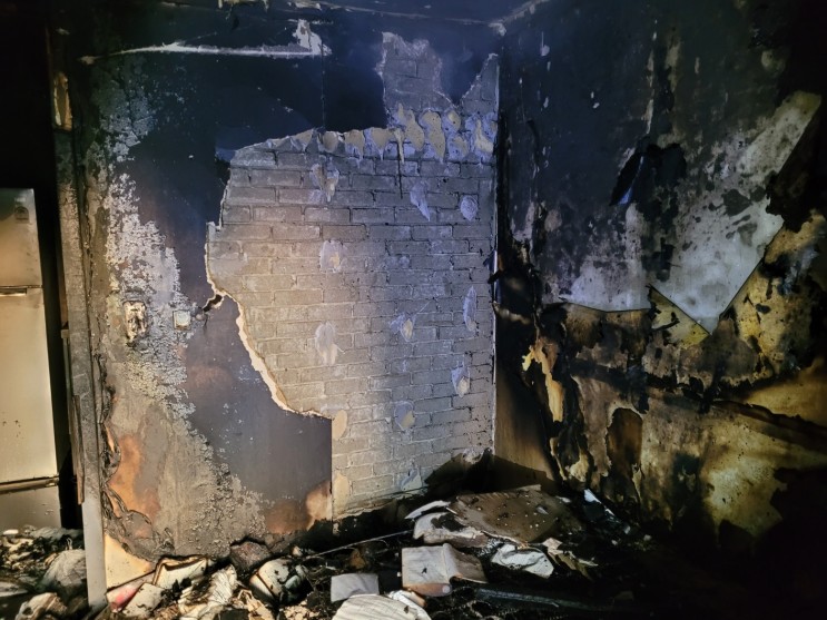 울산 아파트 화재사고 1명 사망, 방음터널 화재사건 경찰조사
