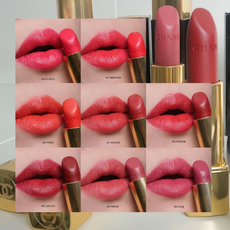 샤넬 뷰티 루즈 알뤼르 벨벳 new 컬러 출시! 샤넬 쿨톤 립스틱 추천 4