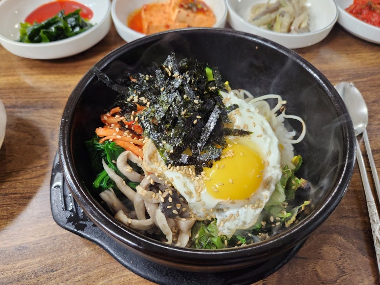  안산 시청 점심메뉴 추천 고향산천 - 돌솥비빔밥, 콩나물국밥