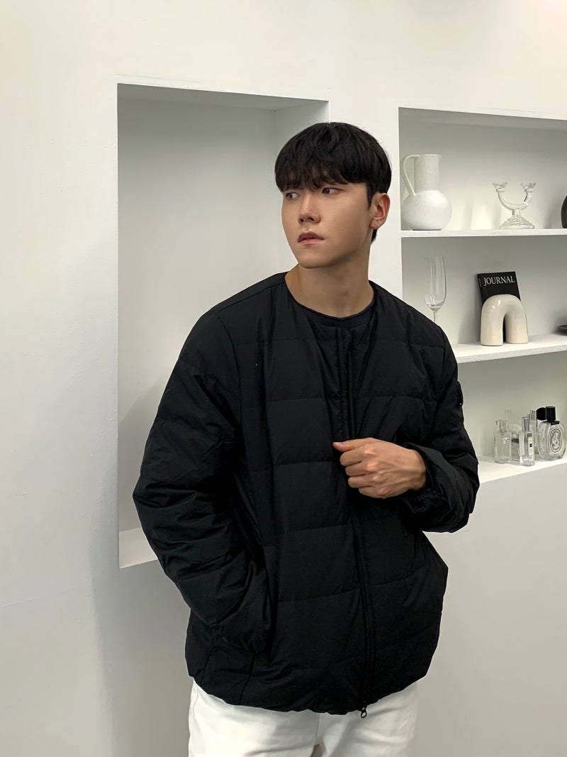 내셔널지오그래픽 남성 경량패딩 추천 헤론 U넥 넘버원