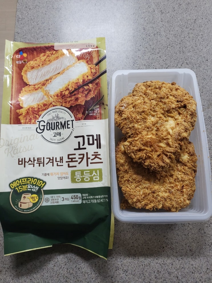  최애 돈까스 고메 바삭 튀겨낸 통등심 돈카츠 냉동간편조리
