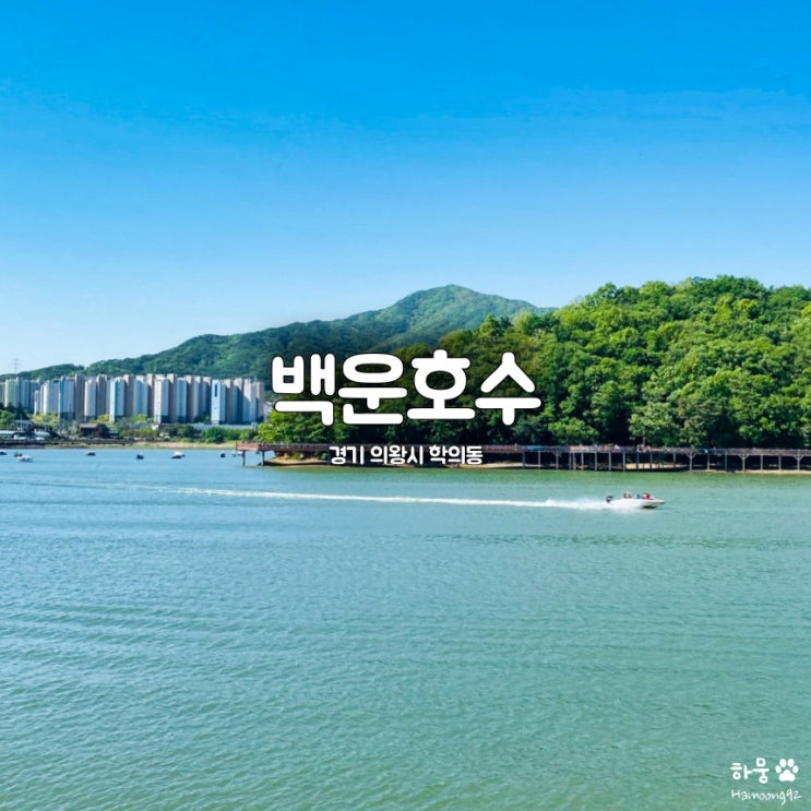  경기 의왕 뷰맛집 백운호수 둘레길 주차장, 보트체험 요금