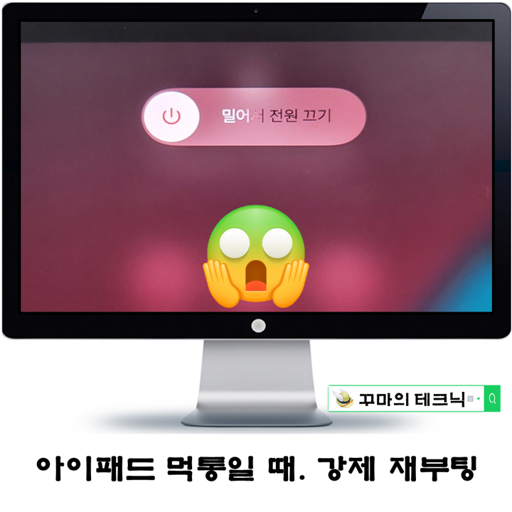 아이패드 먹통일 때 강제 종료 재부팅 방법
