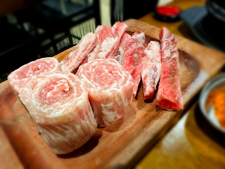  육광 구의역 특수부위 “치마살, 늑간살, 김치말이 국수” 건대 삼겹살 맛집: 서울/자양동