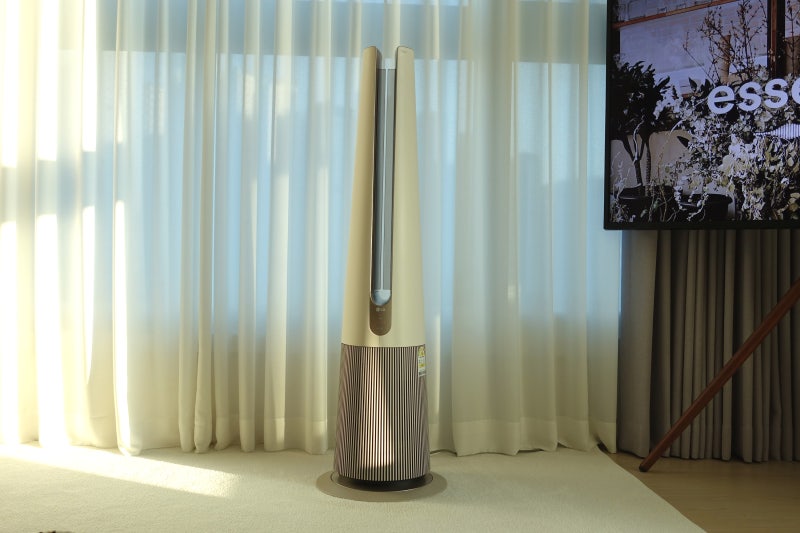 LG 퓨리케어 오브제컬렉션 에어로타워 예쁜 공기청정기 미세먼지와 환기로부터의 고민 해결 ....