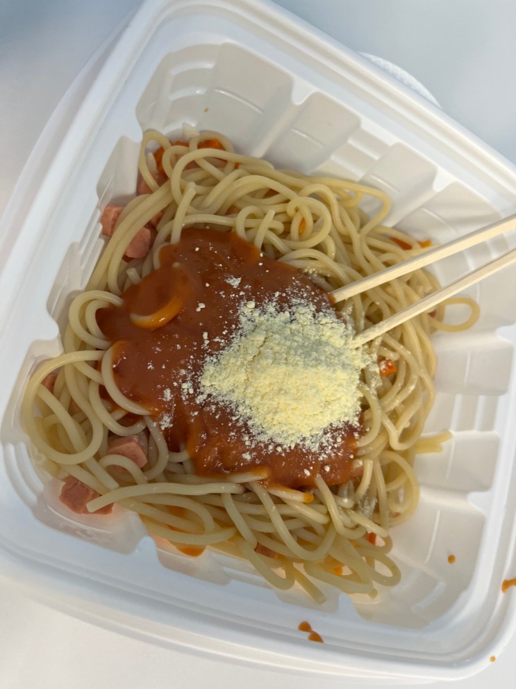 짱구 스파게티 : 나폴리탄 파스타 새콤달콤하고 맛있구먼!!