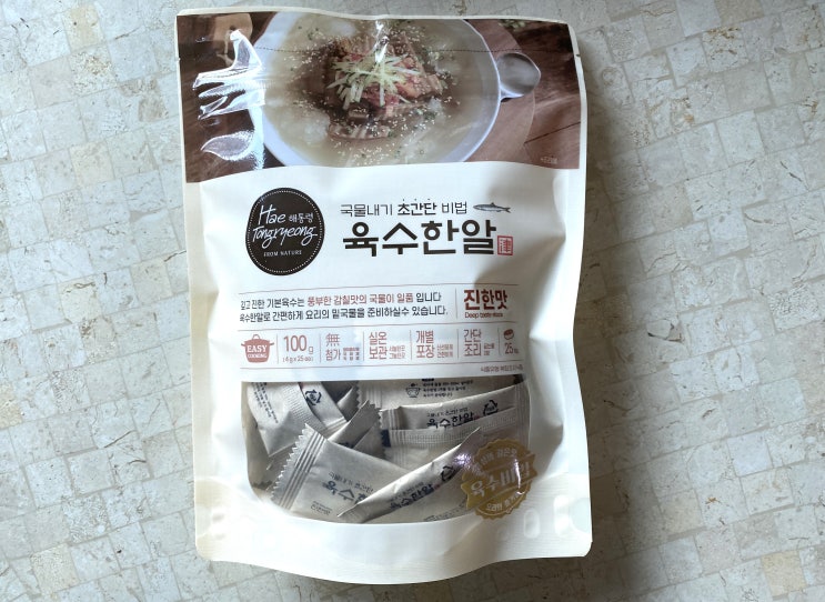  [트레이더스 추천상품]빅마마씨푸드 육수한알 진한맛