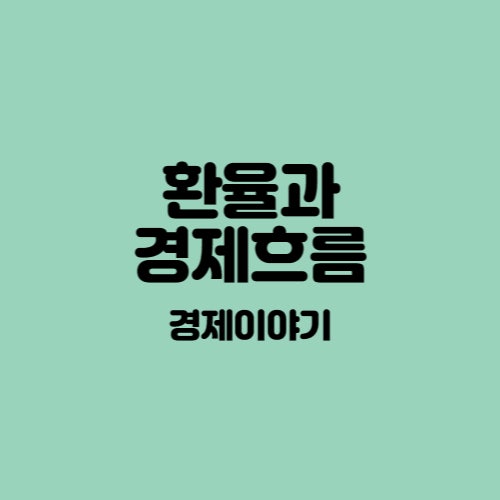  [경제] 환율과 경제의 흐름(Feat. 환율방어)