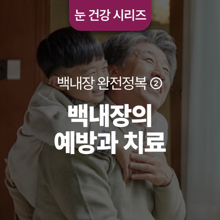  백내장의 예방과 치료