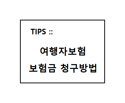  [정보] 마이뱅크 해외여행자보험 보험금청구 (청구서류/작성방법/휴대폰파손/침수폰)