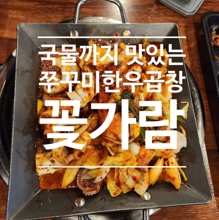  ［꽃가람］서면 쭈꾸미 곱창전골 맛집