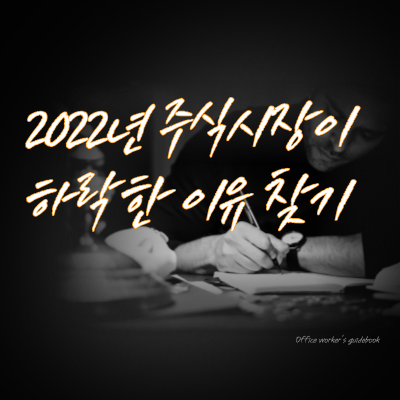 2022년 주식시장 돌아보기, 주가가 크게 하락한 이유 찾기