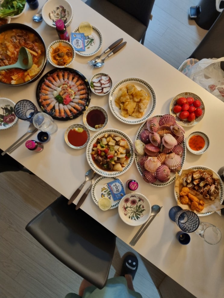  1월 1주 일상 기록. 닭발, 토닉홍차, 네컷사진, 집들이