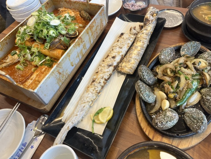 [제주 애월] 내돈내산 오션뷰가 멋진 갈치조림 해산물 맛집 ‘제주 광해’