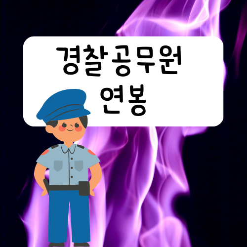경찰공무원 연봉 계급별로 하나씩 알아봅시다 경찰공무원 연봉 계급별로 하나씩 알아봅시다