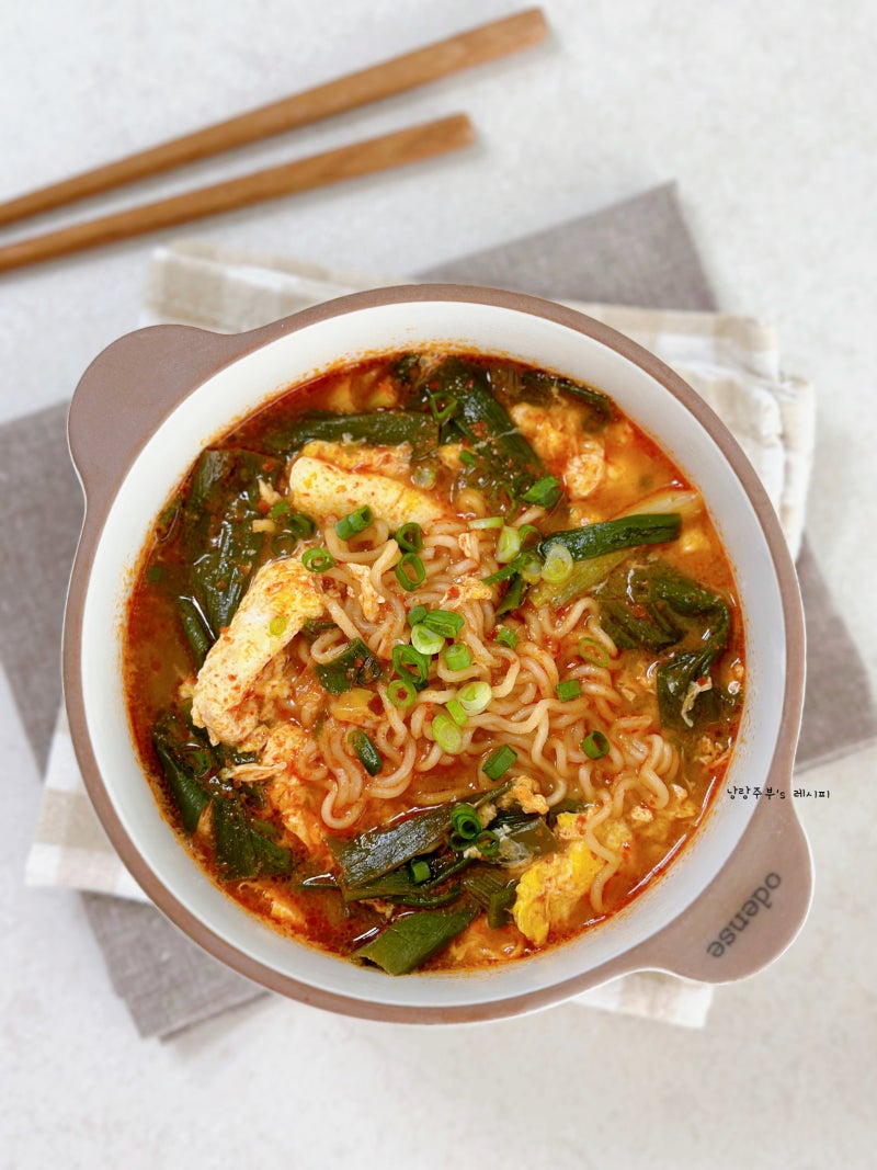 사리곰탕 육개장 파라면 레시피 만드는 법