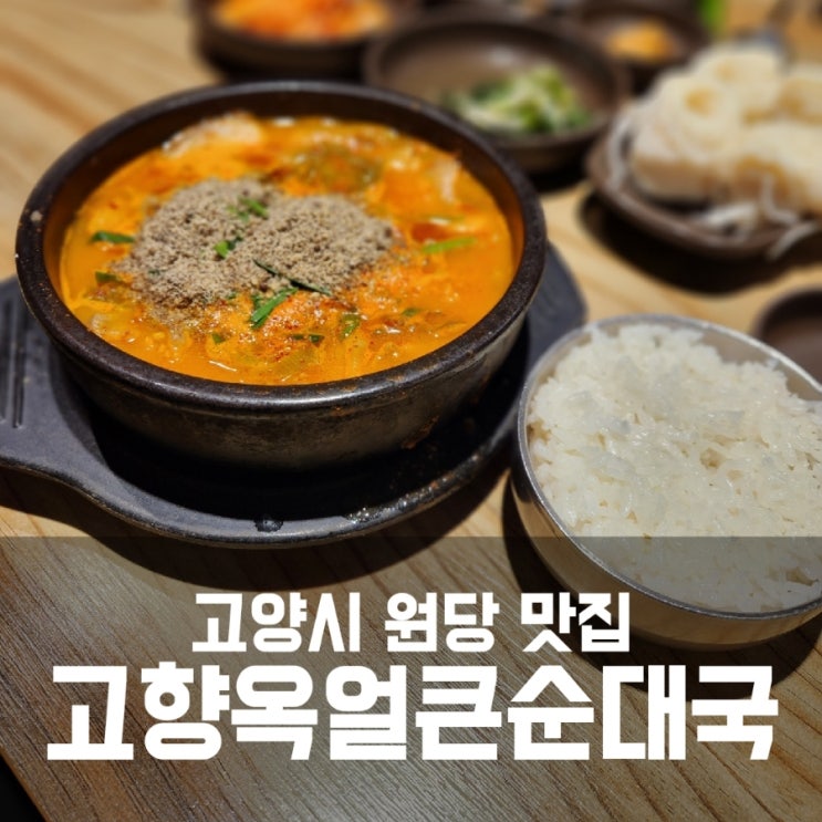 고양시 원당맛집 - 깊고 진한 고향옥얼큰순대국 원당점