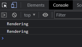  React Rendering이 두번씩 실행되는 경우