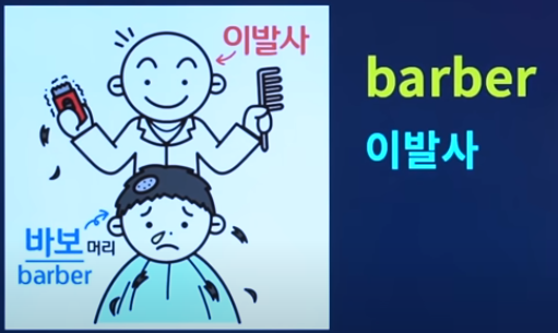  이발사, 맞서다, 대처하다, 출발, 비상사태, 조심, 담그다, 흠뻑젖다, 시간을 엄수하는