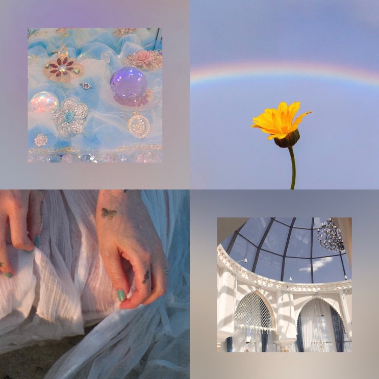  몽환 보석 하양 감성 보라 하늘 아이폰 고화질 배경화면 wallpaper vision dreamlike jewellery aesthetic purple lilac sky blue