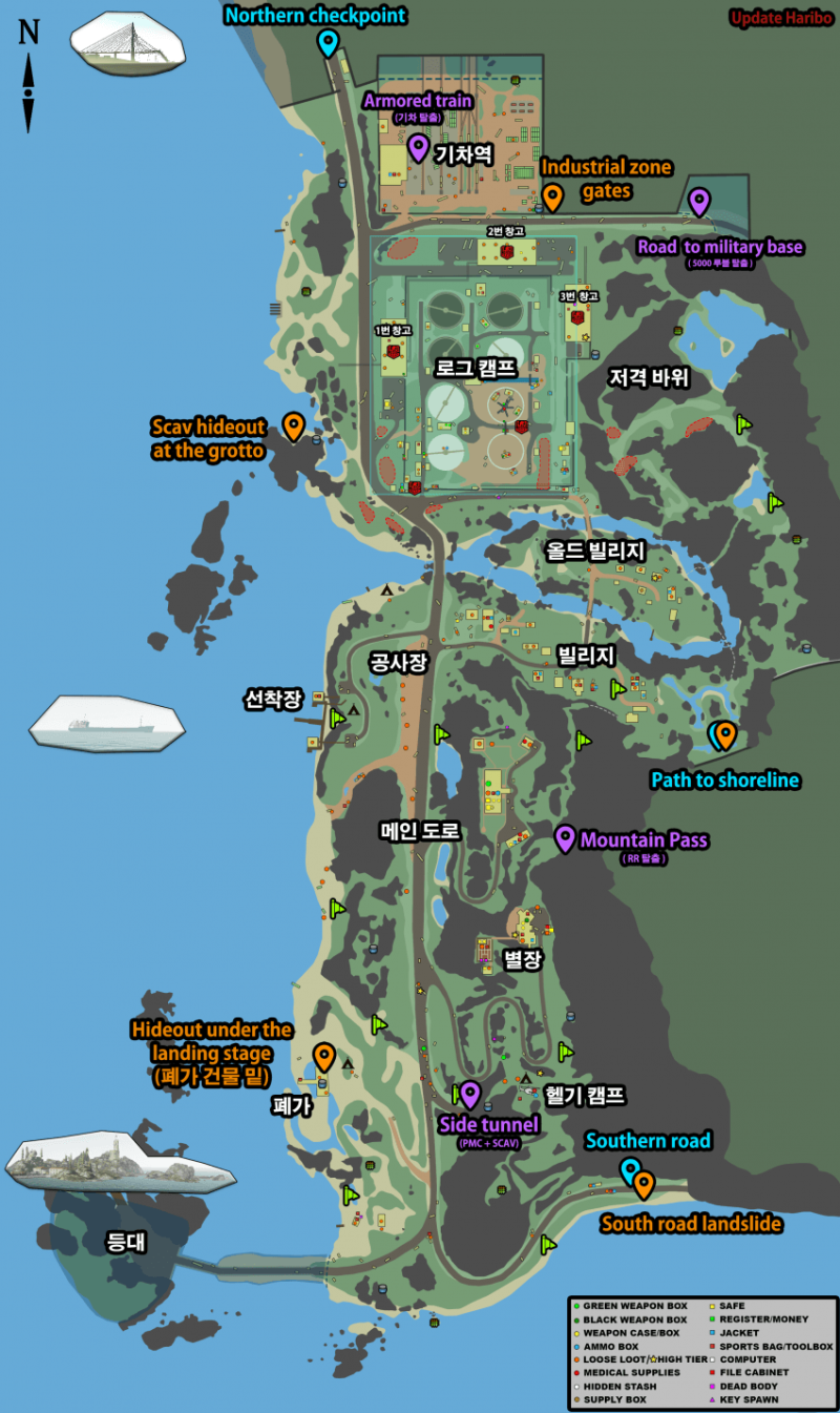 타르코프 맵 총 정리(23년 최신) : 네이버 블로그