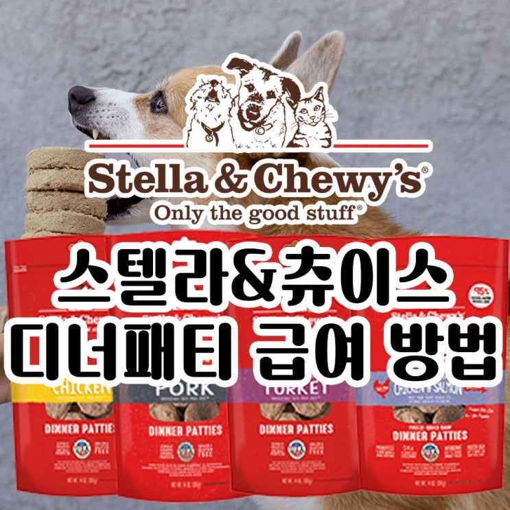  스텔라&츄이스 디너패티 급여 방법