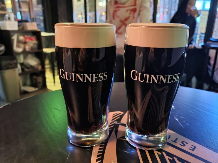  [이태원] 맥주 펍 기네스 72 간단하게 맥주 한잔하기 좋은 곳