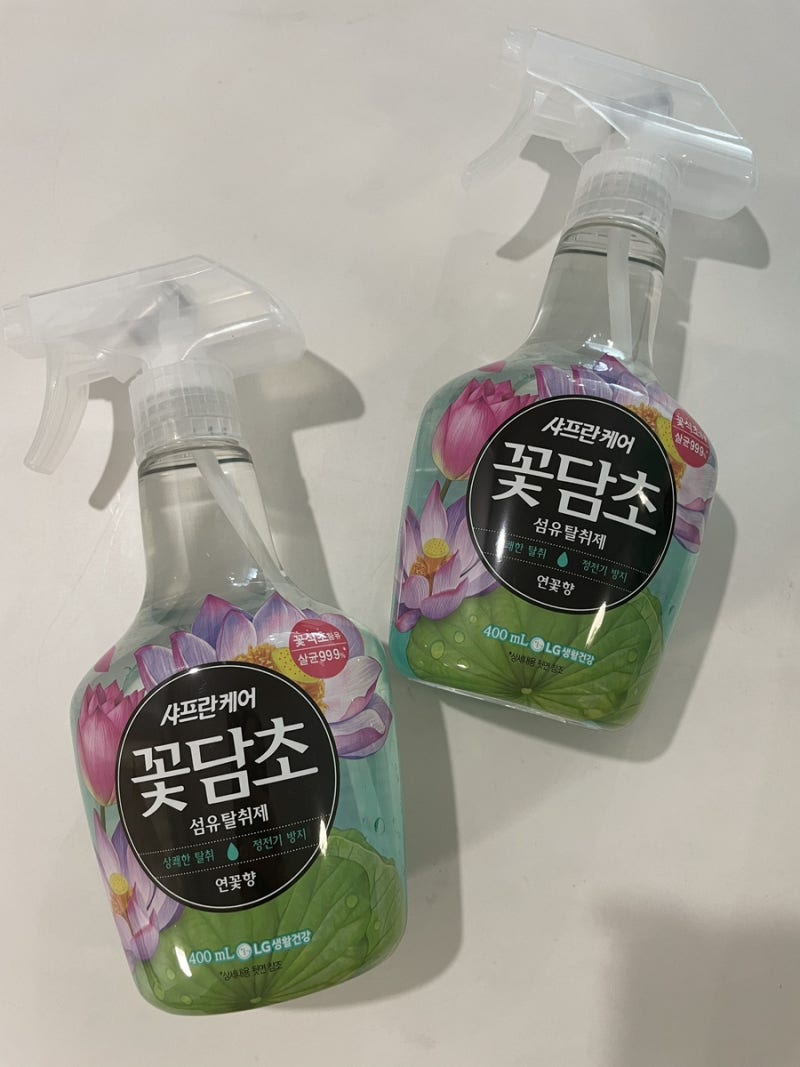 “샤프란 꽃담초 연꽃” 섬유탈취제 내돈내산 솔직후기
