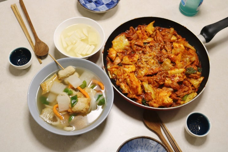  오미닭갈비 수제닭갈비 어묵탕 밀키트 택배 맛집 후기