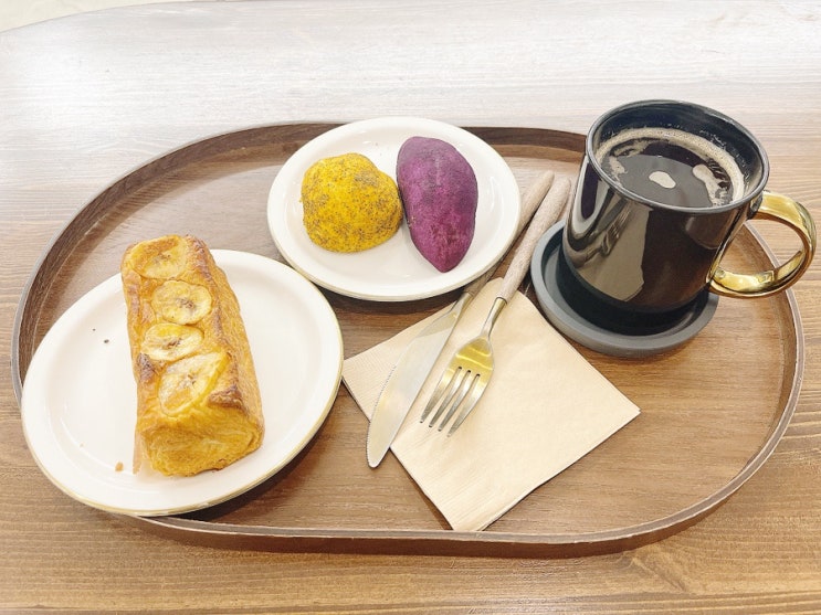  감자빵, 고구마빵 그리고 벌꿀 아메리카노를 맛 볼수 있는 원주 무실동 "카페 한입감자"