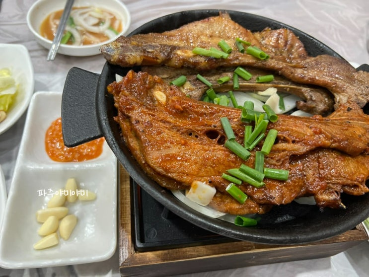  파주 맛집_문산_저녁하기 귀찮을 때 사장님이 구워주는갈빗집 내돈내산