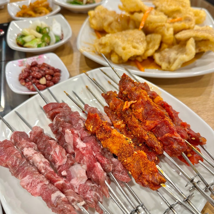  인천 신기시장 맛집 흥성양꼬치 주안점 주안 회식