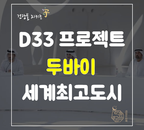  두바이 세계최고도시 D33 프로젝트 1경원 투자? 로드맵 검토 및 블룸버그 단독 인터뷰