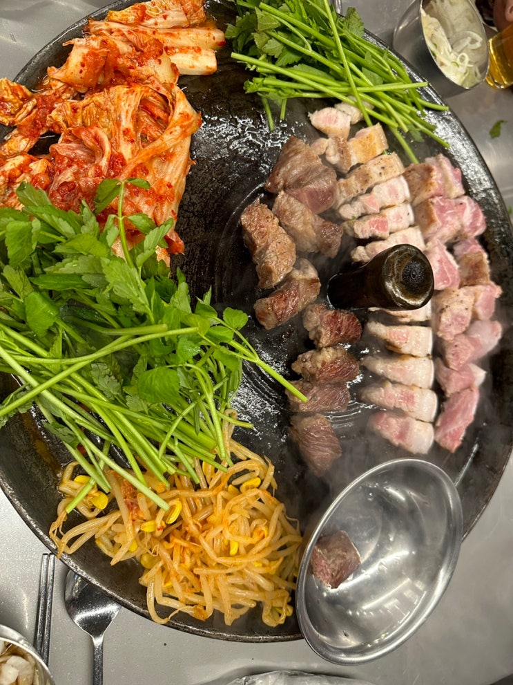  의정부 목구멍 새로 생긴 솥뚜껑 삼겹살 맛집으로 인정!